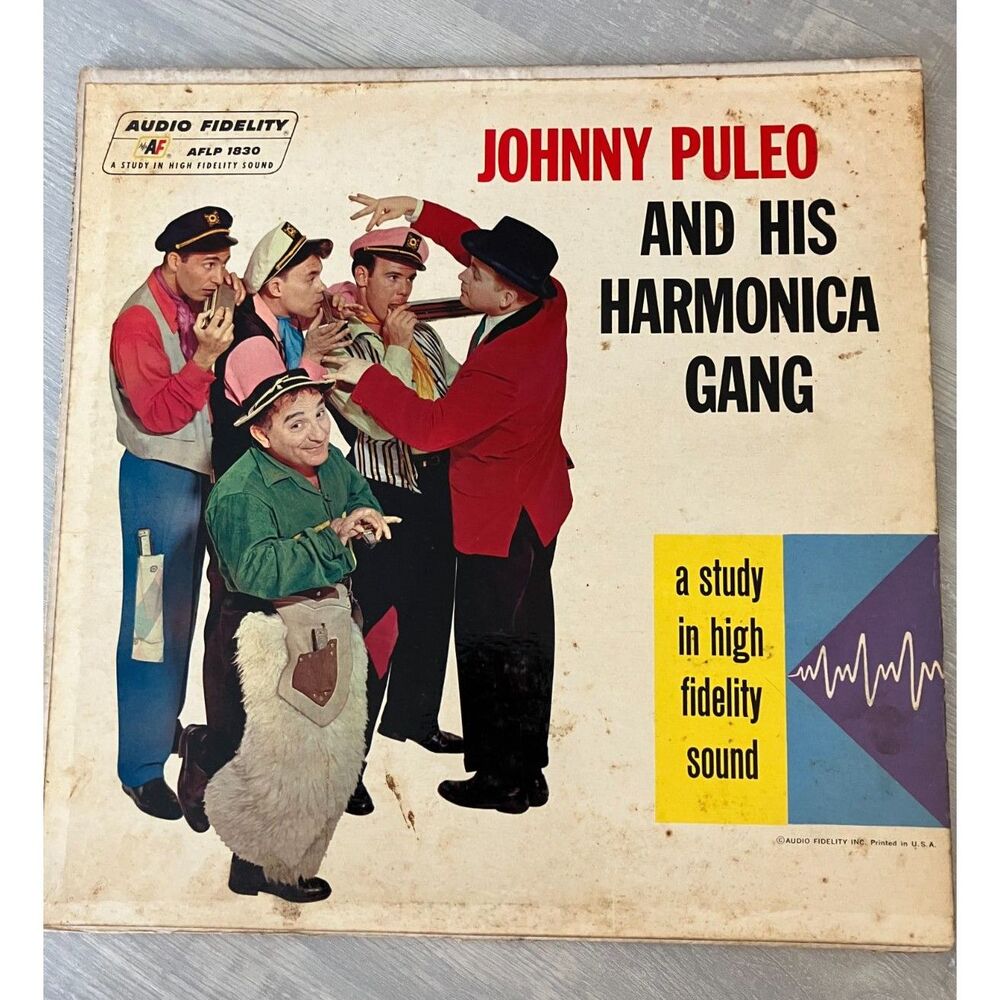 Johnny Puleo and His Harmonica Gang vinyl - 1957